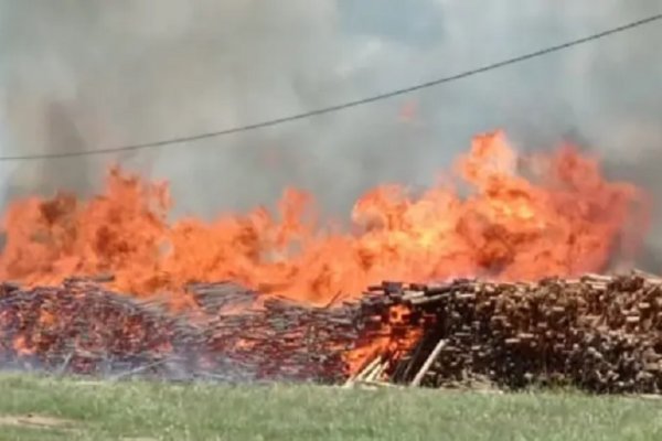 Nuevo incendio en los depósitos de la estación de trenes en Resistencia