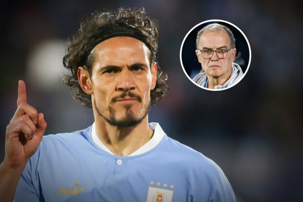 La tajante decisión de Bielsa con Cavani antes del inicio de las Eliminatorias