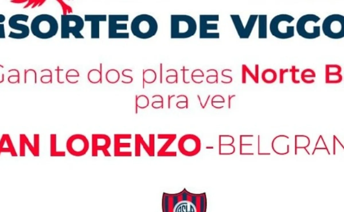 Gánate uno de los ocho pares de plateas para San Lorenzo vs Colón con el sorteo de Viggo