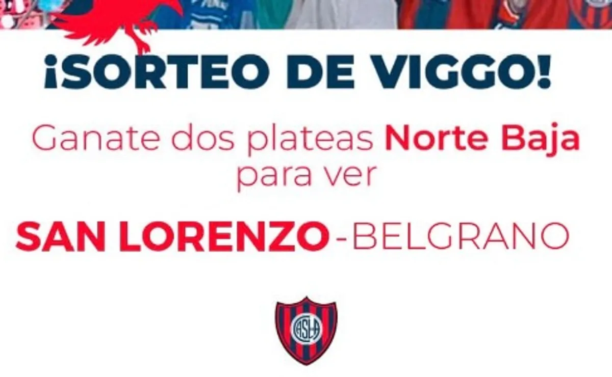 Los ganadores de los ocho pares de plateas para San Lorenzo- Belgrano de Córdoba