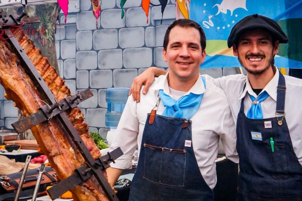 El neuquino Martín Paéz hizo podio en competencia de asado en Chile