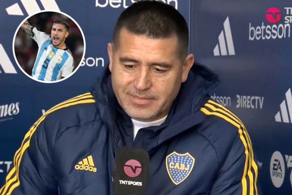 Riquelme habló de Paredes y se animó a soñar: 