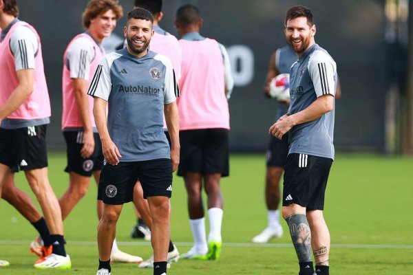 ¡No entendía nada! A Messi lo sorprendió el viento de Miami en su última práctica con Inter