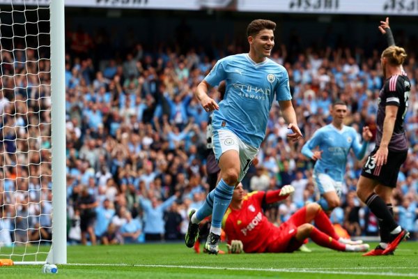 VIDEO | Tras una jugada bárbara, Julián Álvarez puso el 1 a 0 para el Manchester City