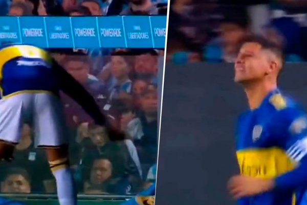 VIDEO | El extraño gesto de Rojo tras saludar a Almendra en el Boca-Racing