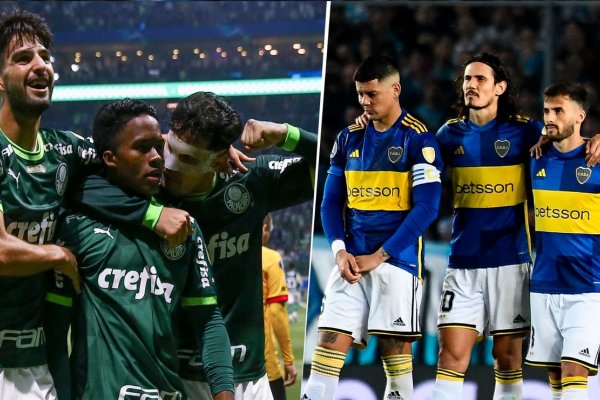 Cómo está el historial entre Boca y Palmeiras