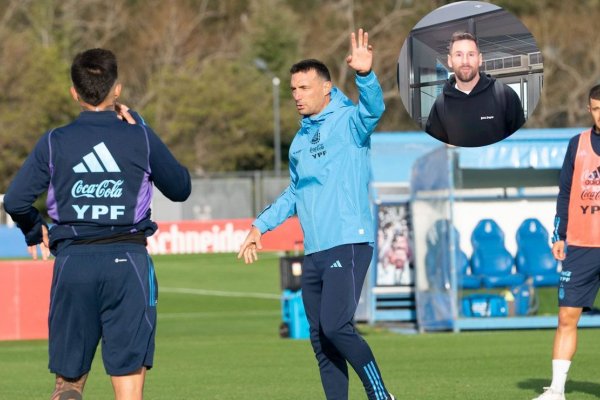 Llegó Messi: la Selección completó el plantel y Scaloni ya tendría el once para Ecuador