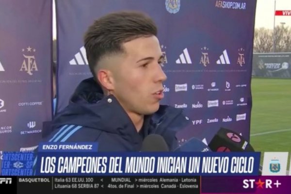 Enzo Fernández rompió el silencio sobre su nueva posición que ¿lo afecta en la Selección?