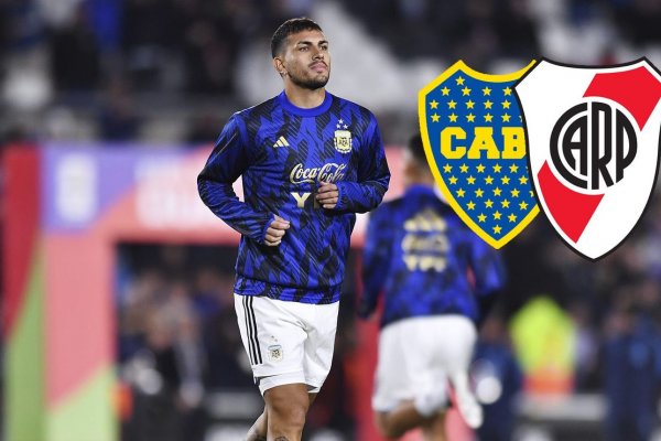 Paredes sorprendió a todo el mundo Boca cuando se cruzó con el escudo de River