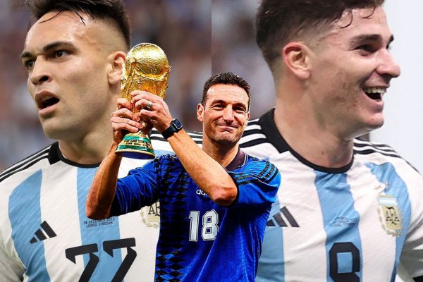 Scaloni ya habría definido el nueve de la Selección: ¿Julián Álvarez o Lautaro Martínez?