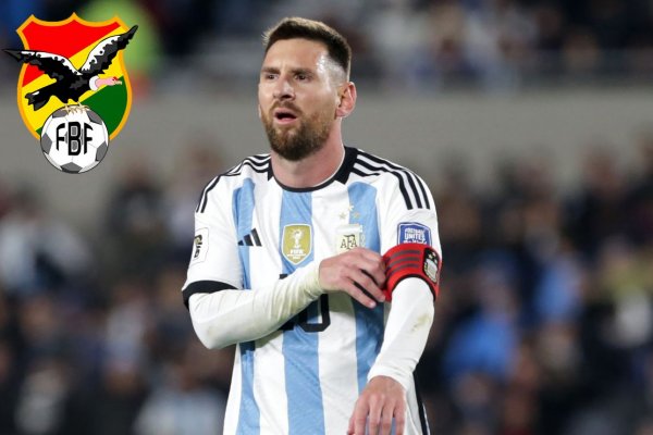 Bolivia calentó el partido contra Argentina con una fuerte chicana para Messi