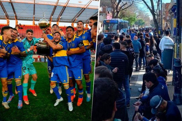 Locura en La Boca: cuadras de fila para sacar entradas para la Intercontinental Sub 20