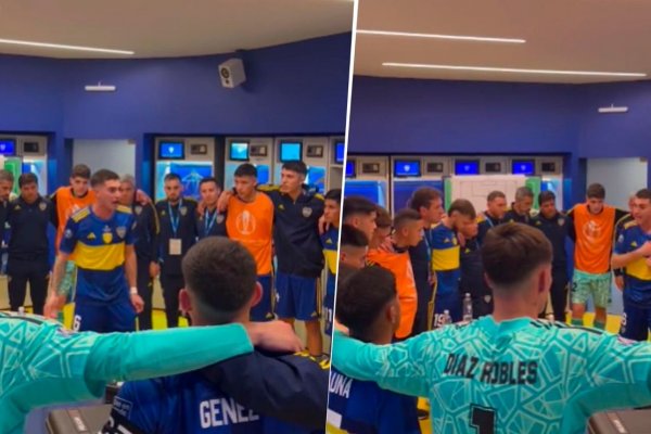 VIDEO | Emocionante: la arenga de Fascendini antes de que el Boca Sub 20 sea campeón del mundo