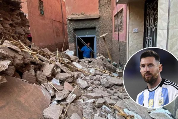 Está en todas: el posteo de Messi por el sismo en Marruecos