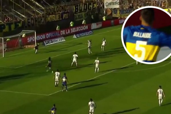 VIDEO | En su primera titularidad en Boca, Bullaude se estrenó con un gran gol de cabeza ante Almagro