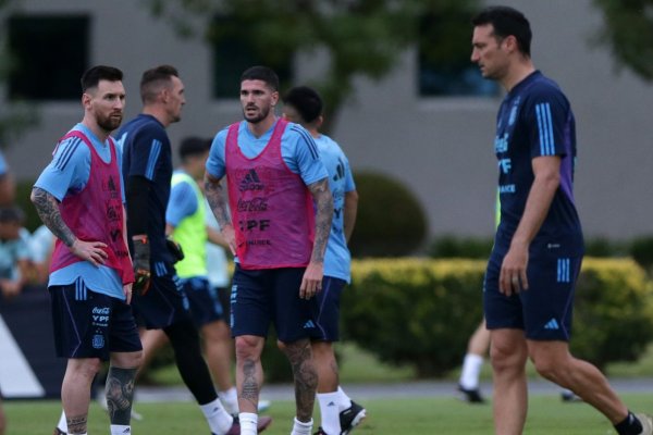 Messi no fue parte del entrenamiento de la Selección Argentina