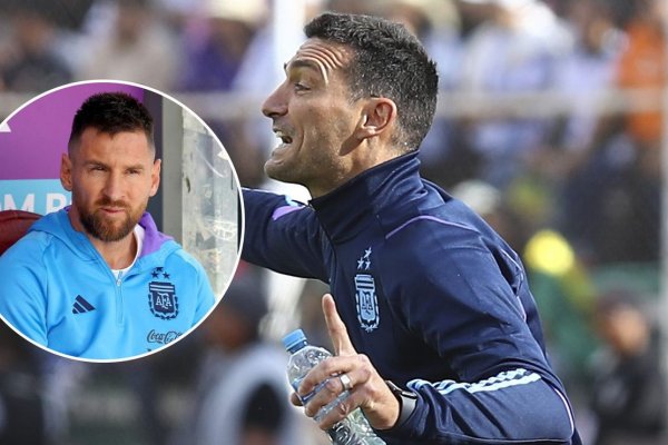 Scaloni confesó por qué Messi ni siquiera fue suplente en Argentina