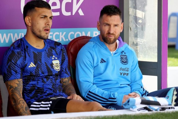 Revelan cómo hizo Messi para ir al banco contra Bolivia: 