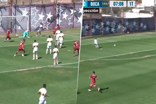 VIDEO | El insólito gol en contra de Lanús y el blooper de Brey en el triunfo de la Reserva de Boca