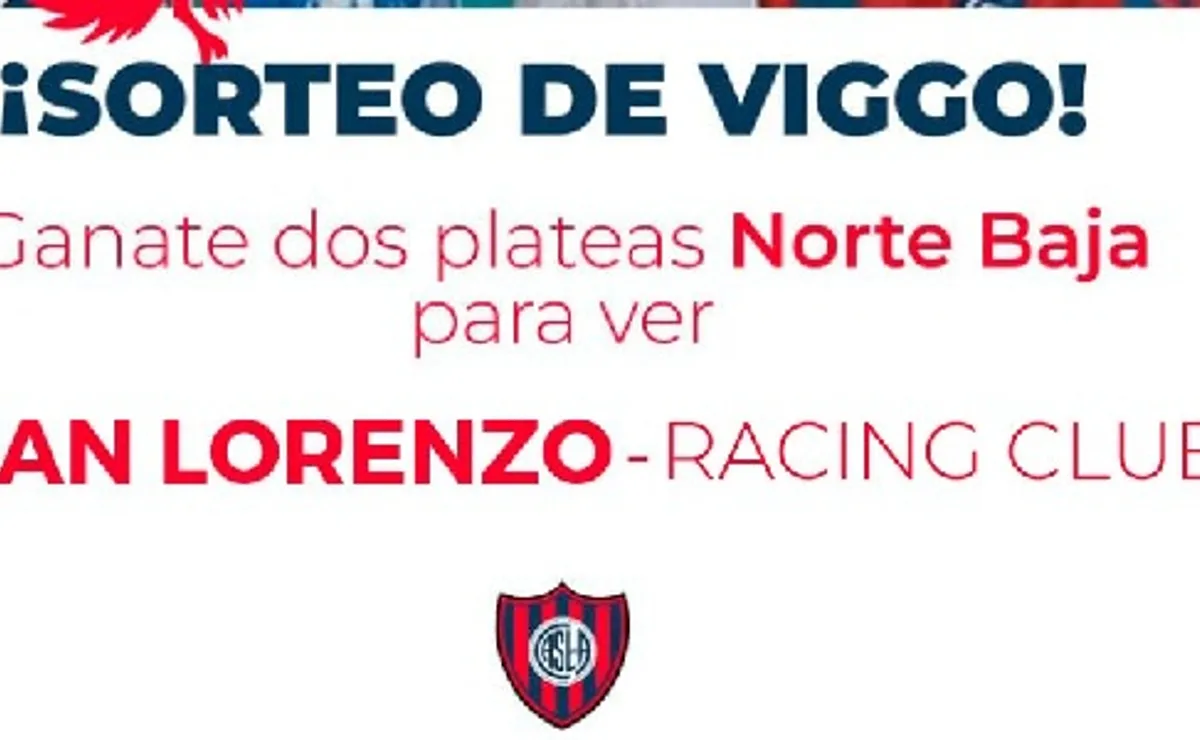 Los ganadores de los ocho pares de plateas para ver San Lorenzo - Racing