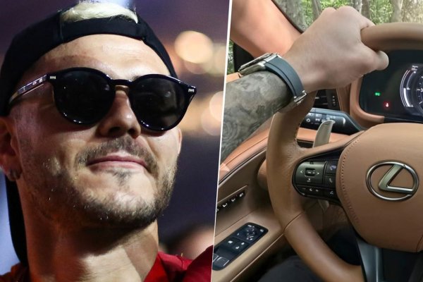 Icardi presumió nuevo auto de 3 millones de dólares