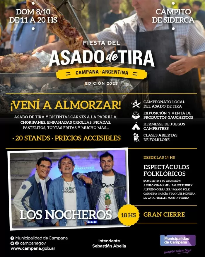 Este fin de semana celebra la fiesta ideal para los fanáticos del asado