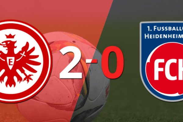 Victoria en casa de Eintracht Frankfurt ante Heidenheim por 2-0