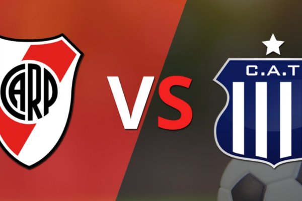 Termina el primer tiempo con una victoria para River Plate vs Talleres por 1-0