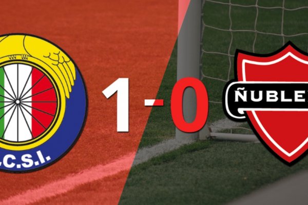 A Audax Italiano le alcanzó con un gol para derrotar a Ñublense en el estadio Bicentenario Municipal de La Florida