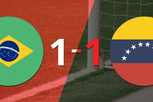 Venezuela empató 1-1 en su visita a Brasil