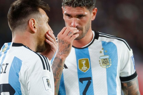 La confesión de De Paul por la ausencia de Messi ante Paraguay