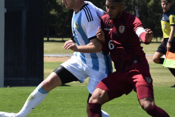 Pensando en el Preolímpico, la Selección Argentina Sub-23 jugó un amistoso ante Venezuela