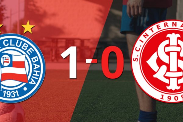 Bahia derrotó en casa 1-0 a Internacional