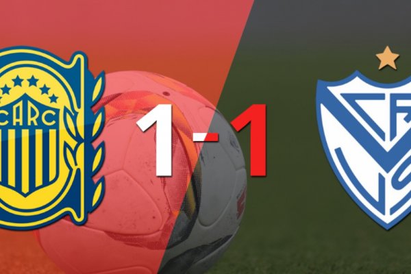 Empate a uno entre Rosario Central y Vélez