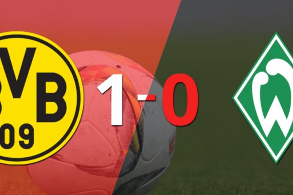 En su casa Borussia Dortmund derrotó a Werder Bremen 1 a 0