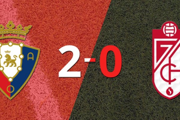 Doblete de Ante Budimir en el triunfo 2-0 de Osasuna frente a Granada