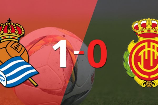 En su casa Real Sociedad derrotó a Mallorca 1 a 0