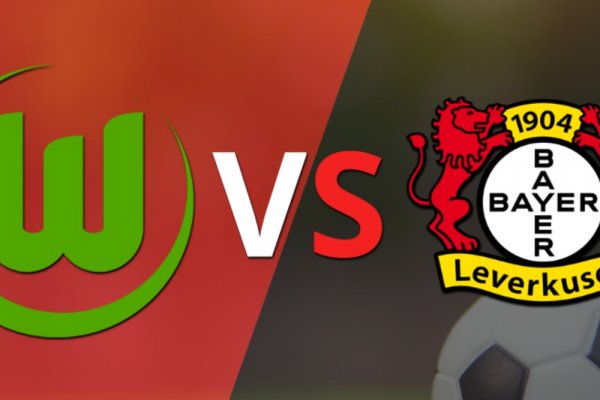 Bayer Leverkusen y Wolfsburgo empatan 1-1 y se van al descanso