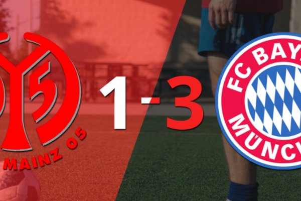 Bayern Múnich venció en su casa a Mainz por 3-1