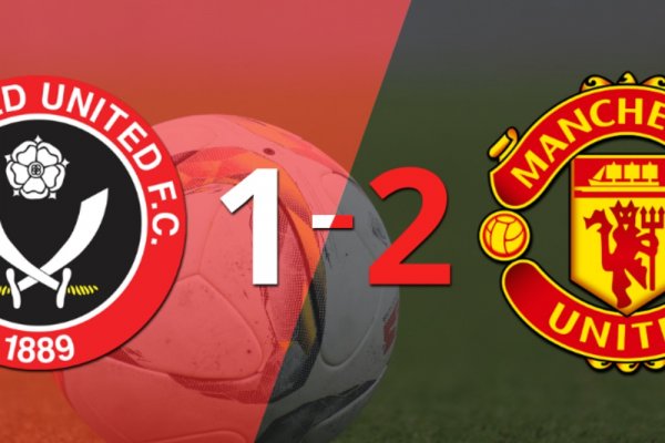 Sheffield United cayó 2-1 en casa frente a Manchester United