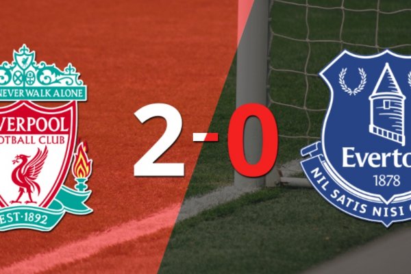 El Derbi de Merseyside fue para Liverpool por 2 a 0, con doblete de Mohamed Salah