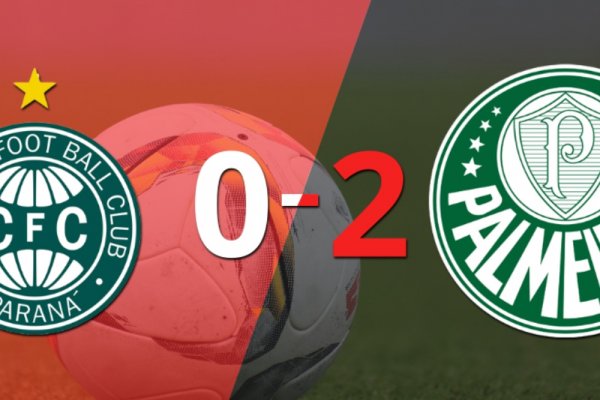 Sólido triunfo de Palmeiras en casa de Coritiba por 2 a 0