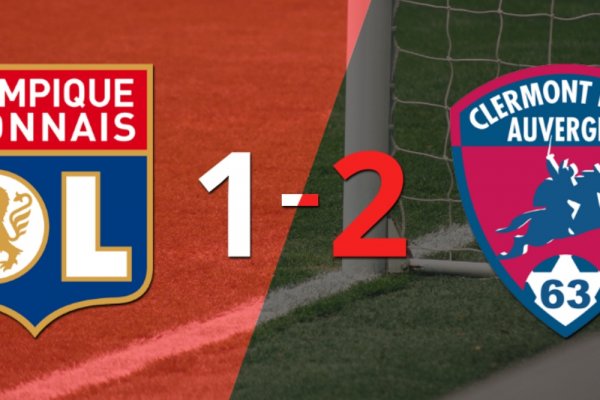 Clermont Foot superó 2-1 a Olympique Lyon como visitante