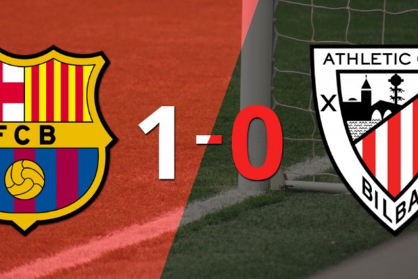 Athletic Bilbao no pudo en su visita a Barcelona y cayó 1-0