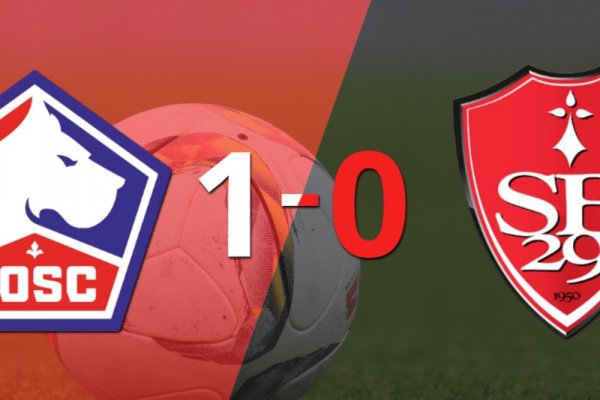 Lille venció por la mínima a Stade Brestois