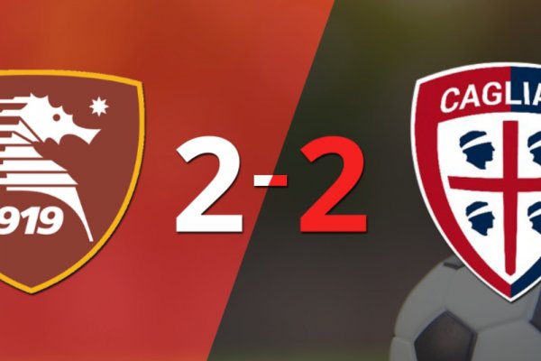 Con doblete de Boulaye Dia, Salernitana sacó el empate ante Cagliari