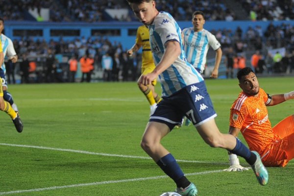 ¡Racing derrotó a Boca en el último segundo del partido!