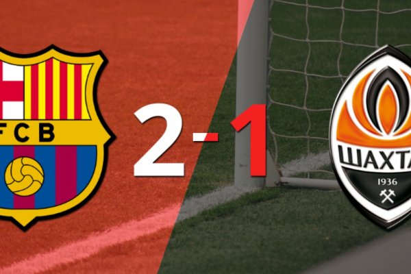 Barcelona le ganó a Shakhtar Donetsk en su casa por 2-1