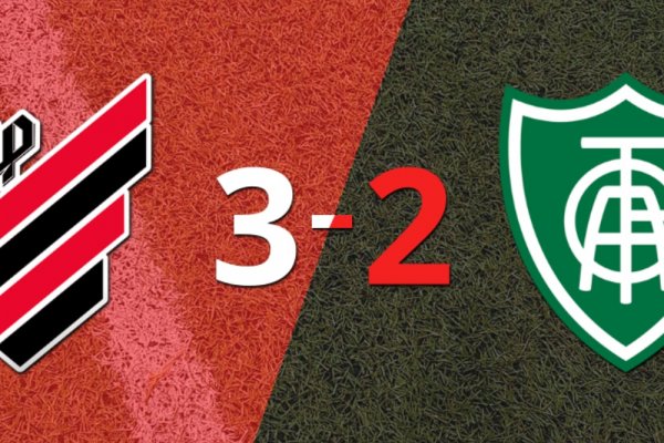 Athletico Paranaense se impone por la mínima diferencia ante América-MG