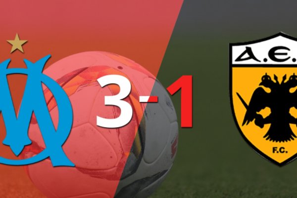 AEK perdió 3-1 en su visita a Olympique de Marsella